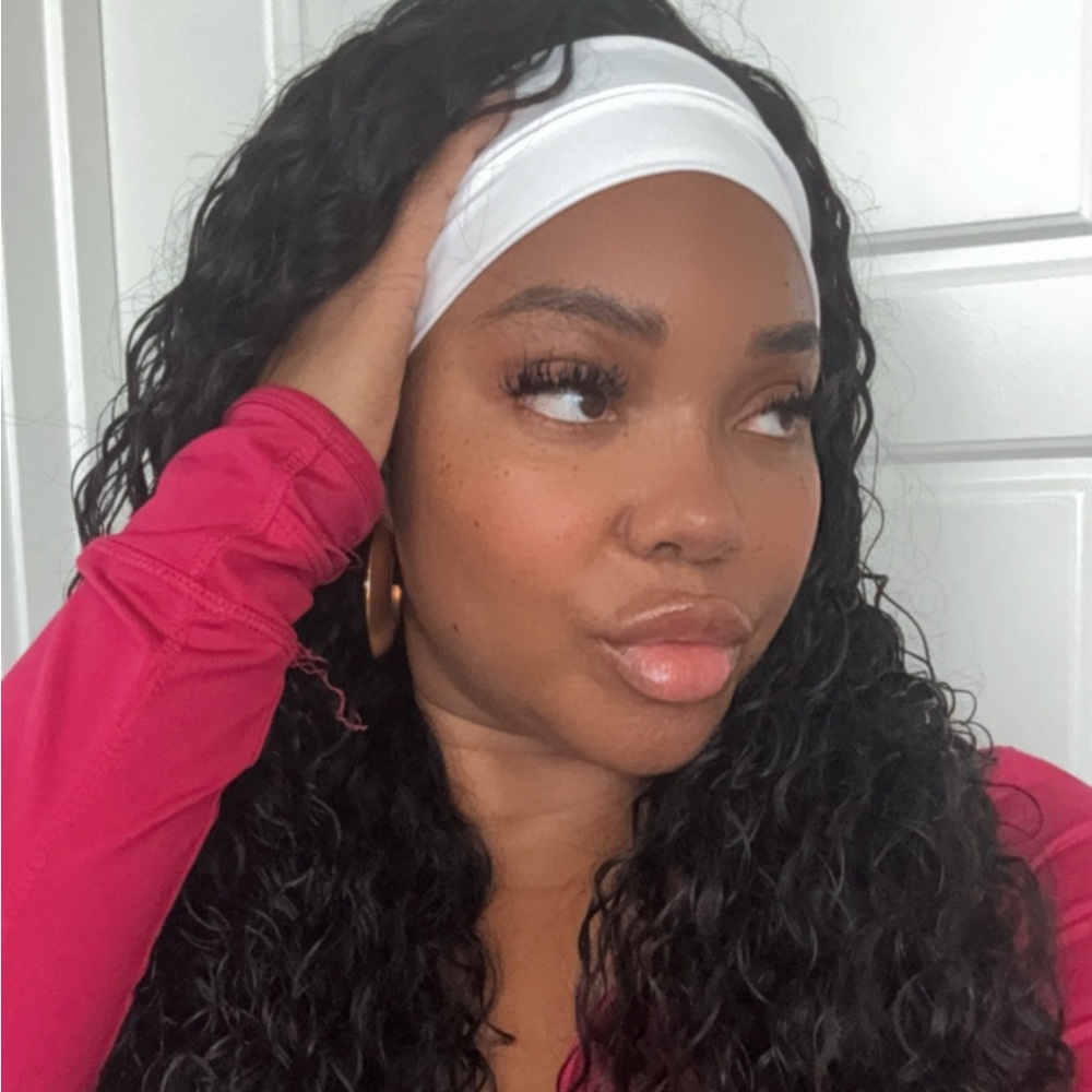 Water wave headband wig (C)